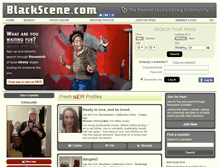 Tablet Screenshot of blackscene.com